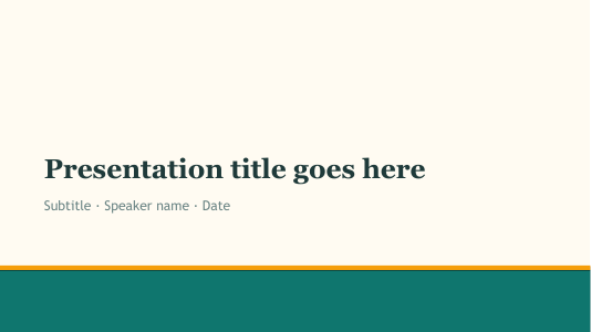 Community teal slide
