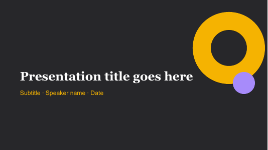 Events gold slide
