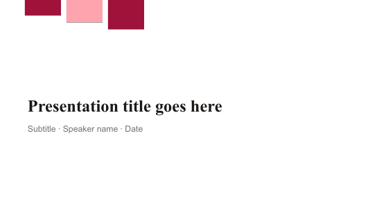 University crimson slide